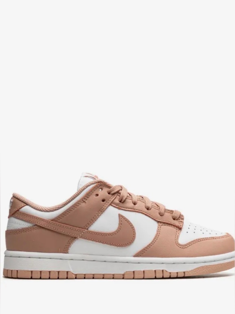 Nike NEW Size 8.5 Dunk Low Rose White Whisper